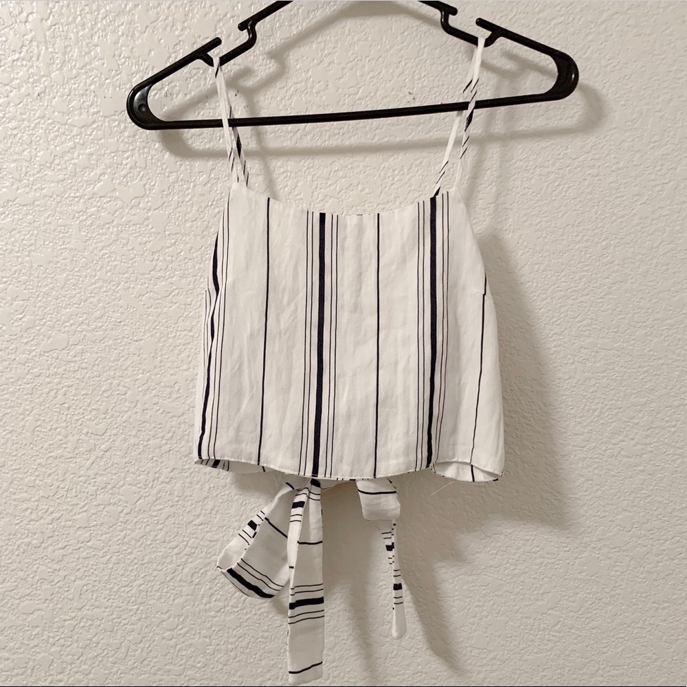 Brandy Melville Tie back Crop Top